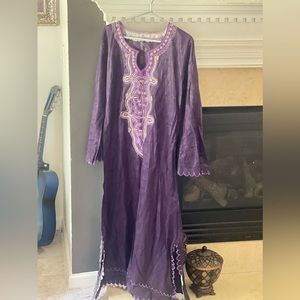 Royal Purple Women’s African Kaftan Size Small